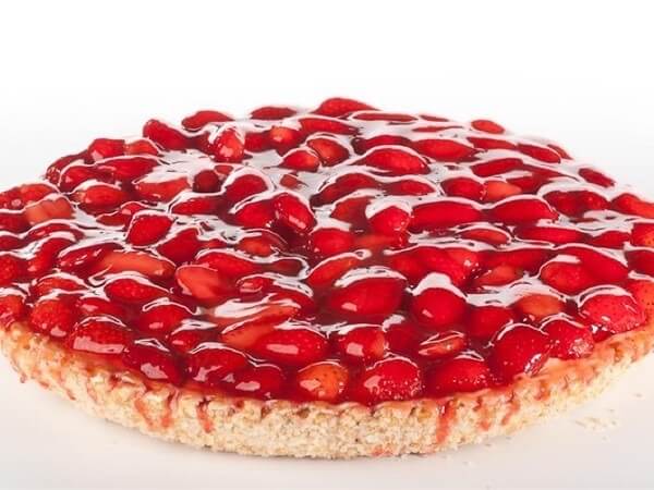 Aardbeienvlaai krokant 10 - 12 p